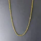 Gold plated designer chain for women beaded pattern lightweight imitation jewellery India