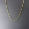 Gold plated beaded chain for women 17 inch ball design lightweight imitation jewellery India