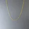 Gold plated simple chain for women 17 inch minimalist lightweight imitation jewellery India