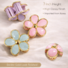 Korean Flower Hair Clutcher Combo Set (4 Pieces – Mixed Colors)